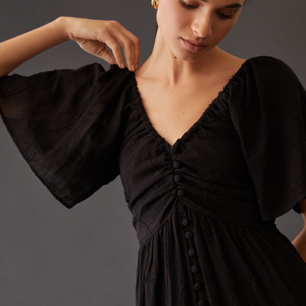 By Anthropologie tiered maxi dress